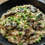 One-Pot Mushroom & Pea Risotto