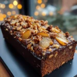 Christmas Spiced Pear & Nut Loaf