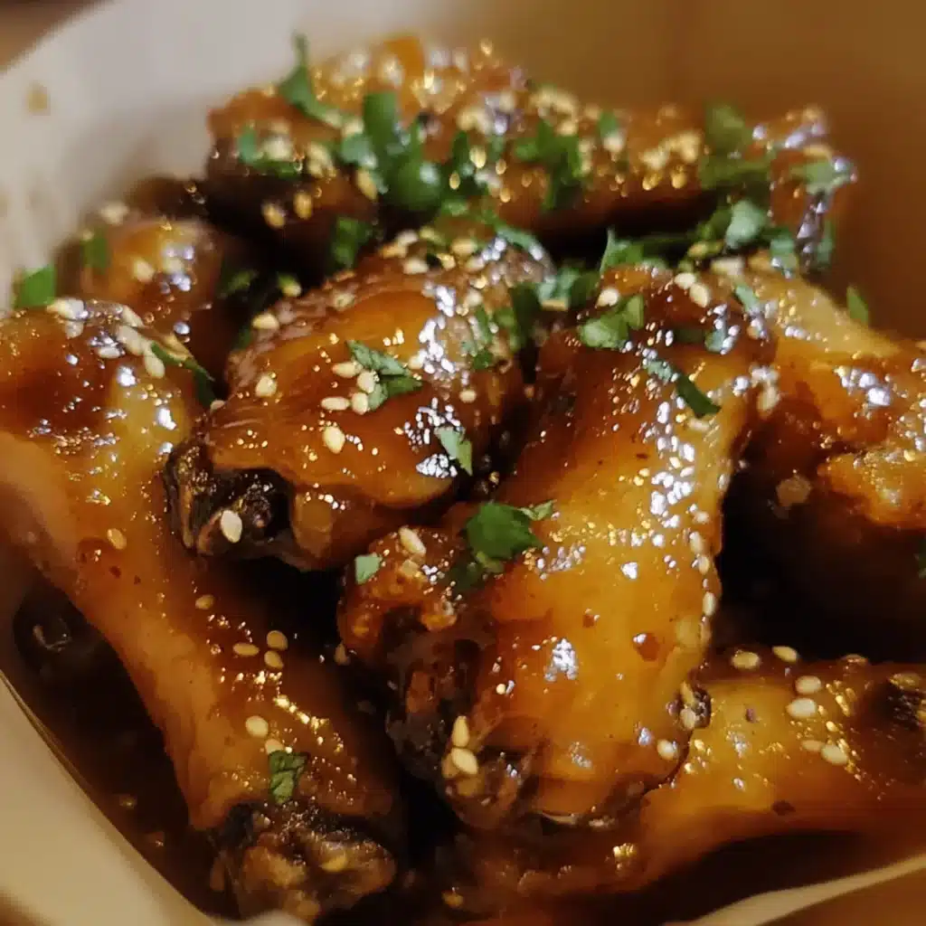 Honey Garlic Chicken Wings