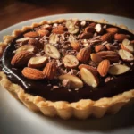 Dark Chocolate Almond Tart
