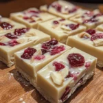 Christmas Cranberry White Chocolate Bars