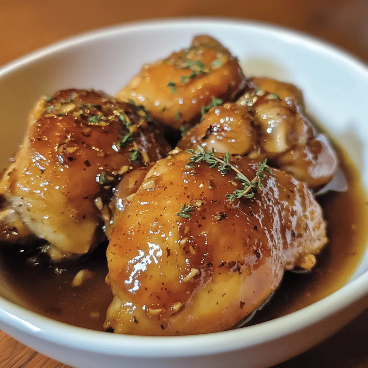 Crockpot Honey Garlic Chicken Thighs