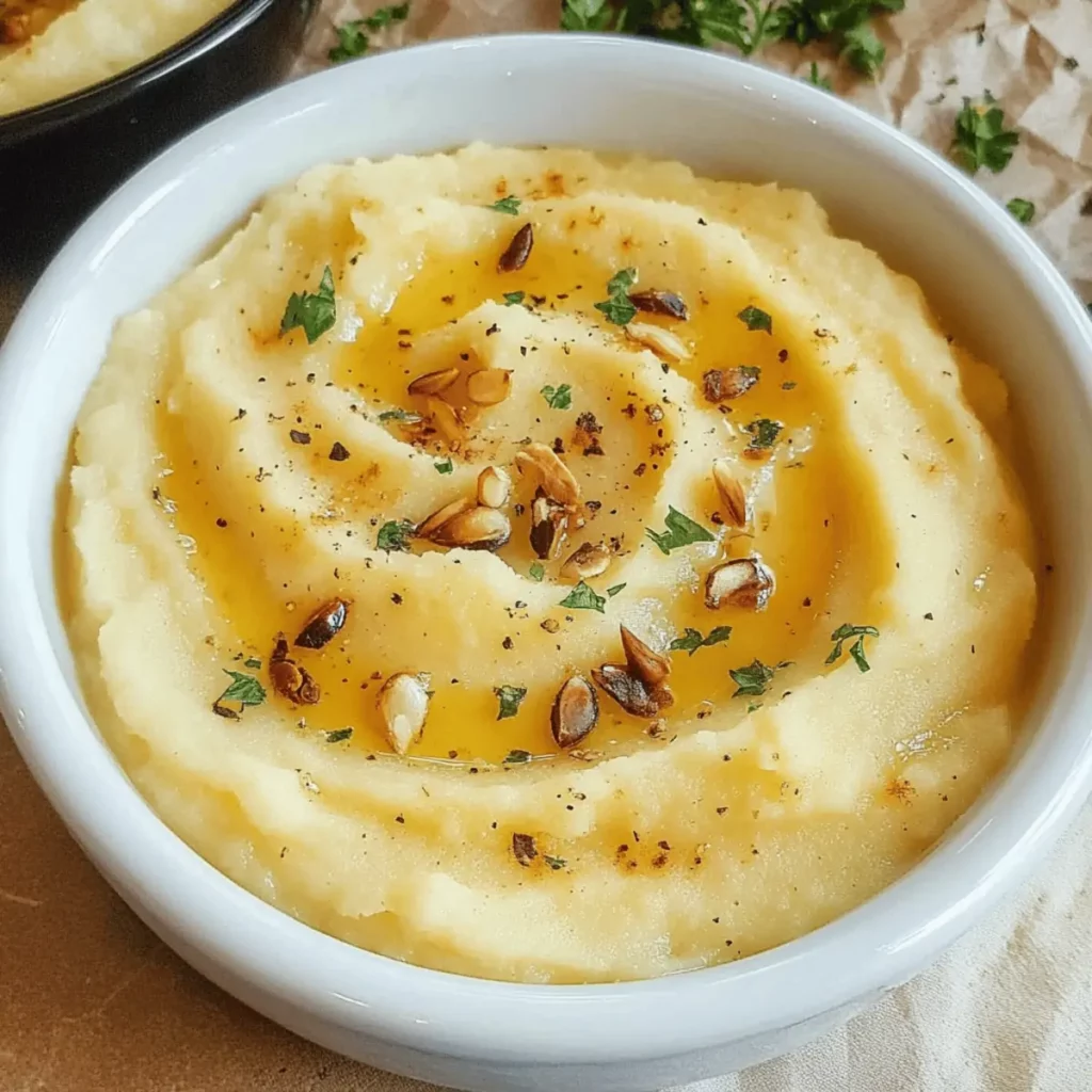 Garlic Mashed Cauliflower