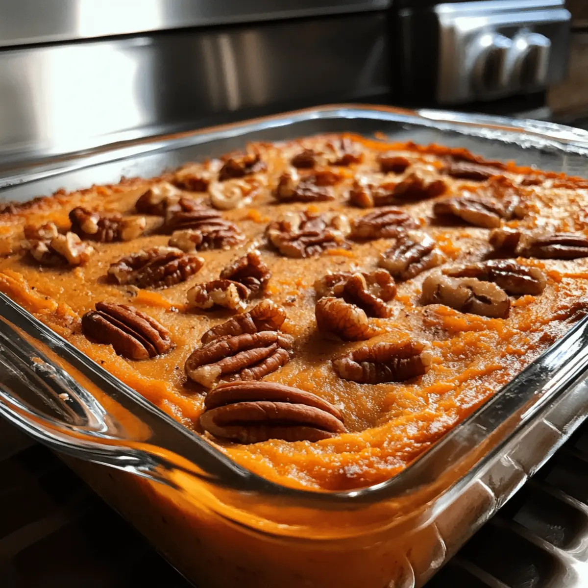 Thanksgiving Maple Pecan Sweet Potato Bake