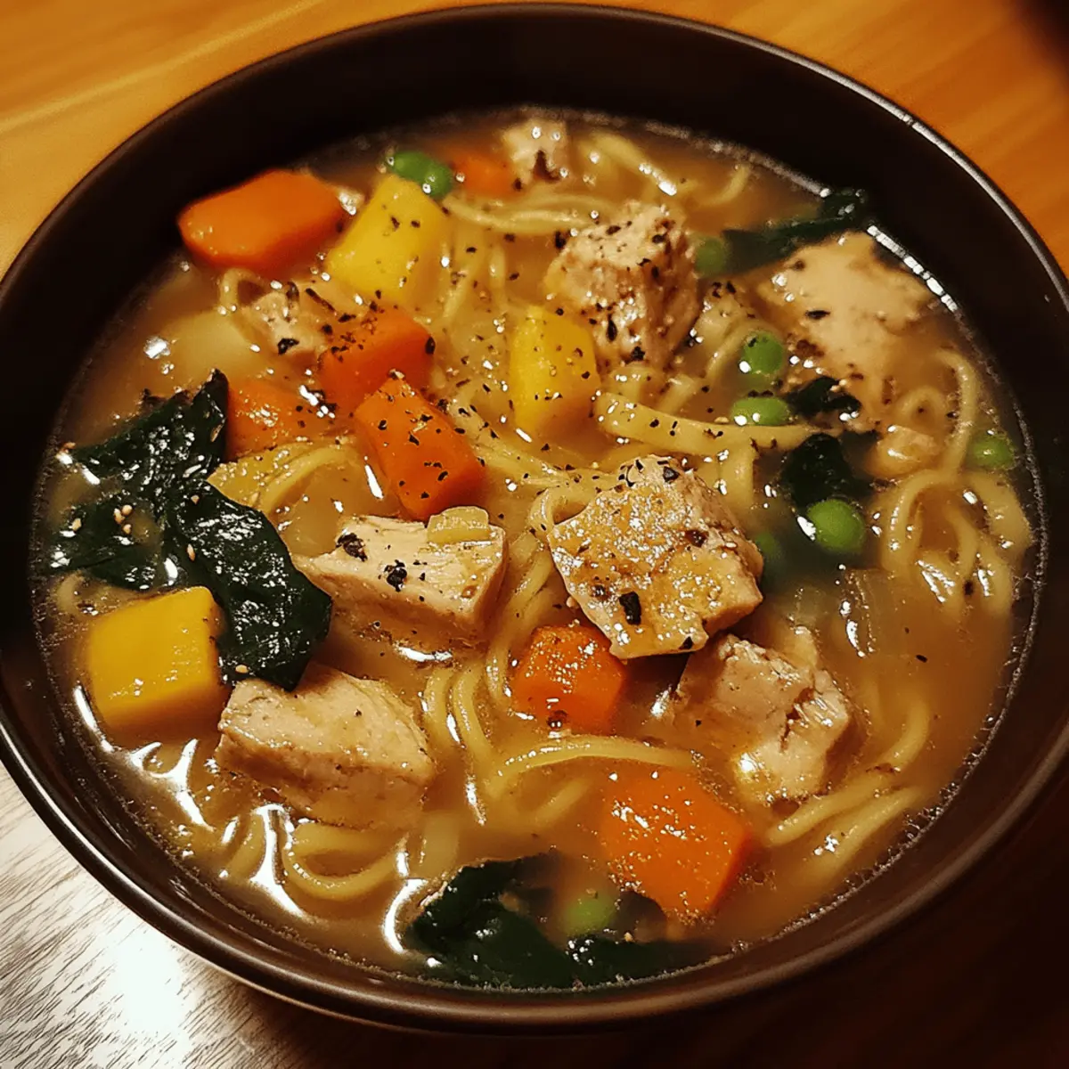 Japanese Miso Noodle Soup