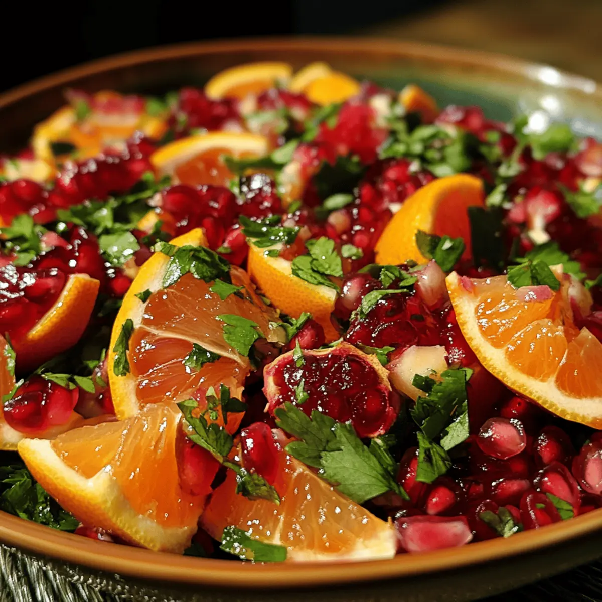 Christmas Citrus & Pomegranate Salad