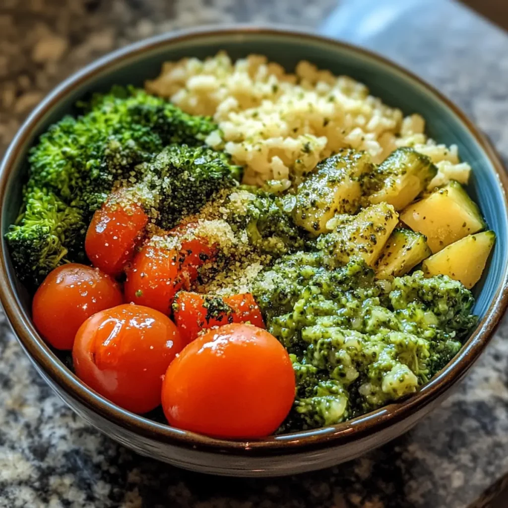Creamy Broccoli Pesto Bowl