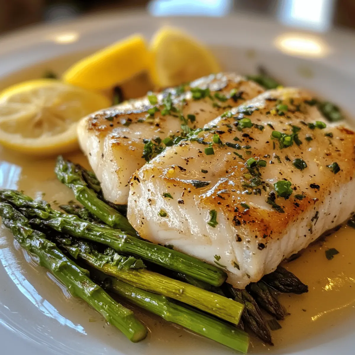 Lemon & Herb Butterfish with Asparagus