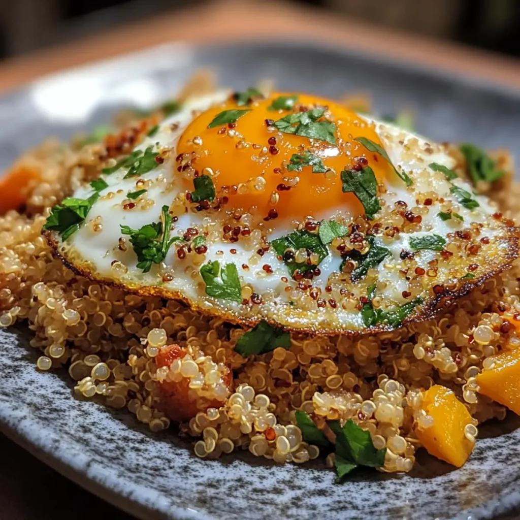 Savory Egg Fried Quinoa