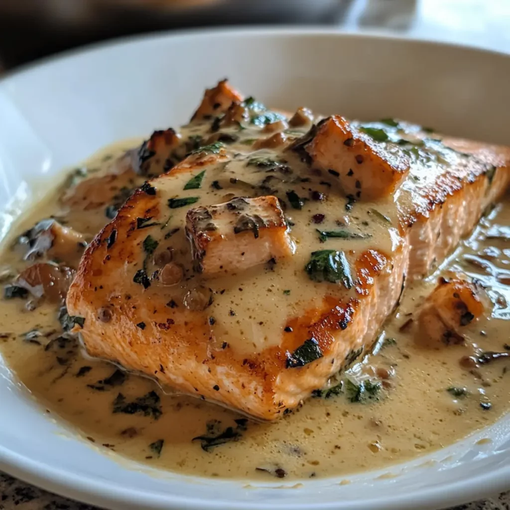 Instant Pot Creamy Tuscan Salmon