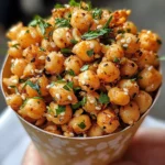 Crispy Chickpea & Sweet Corn Snack Cups