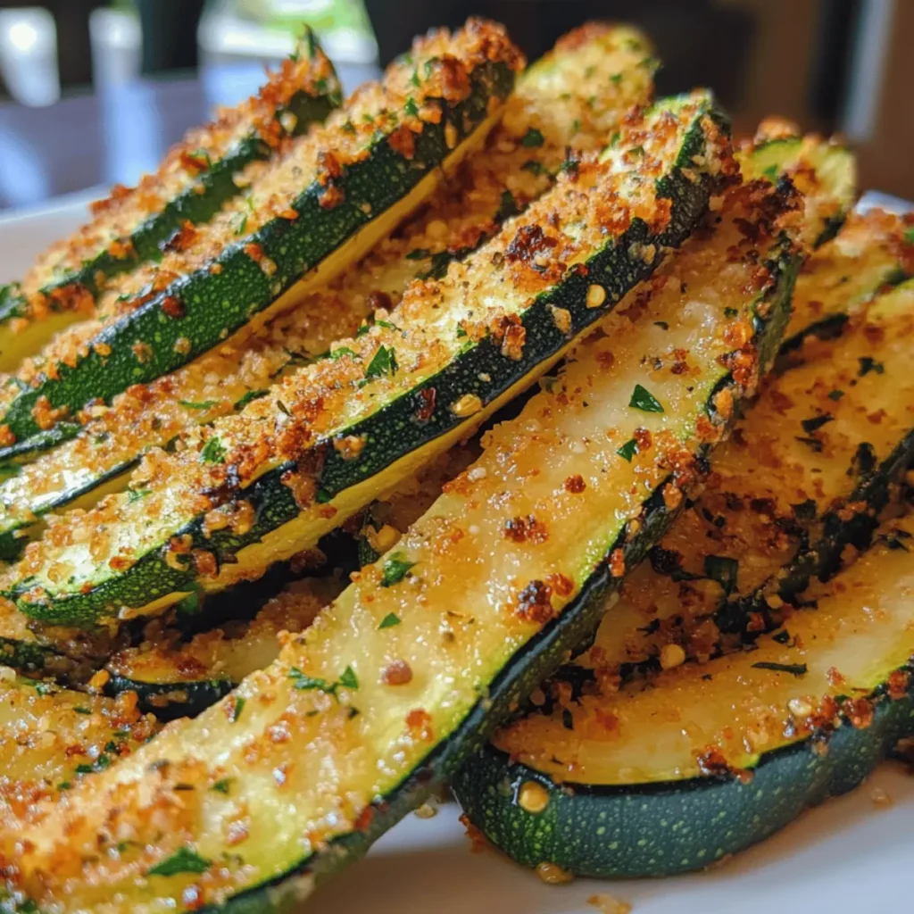 Crispy Zucchini Wedges