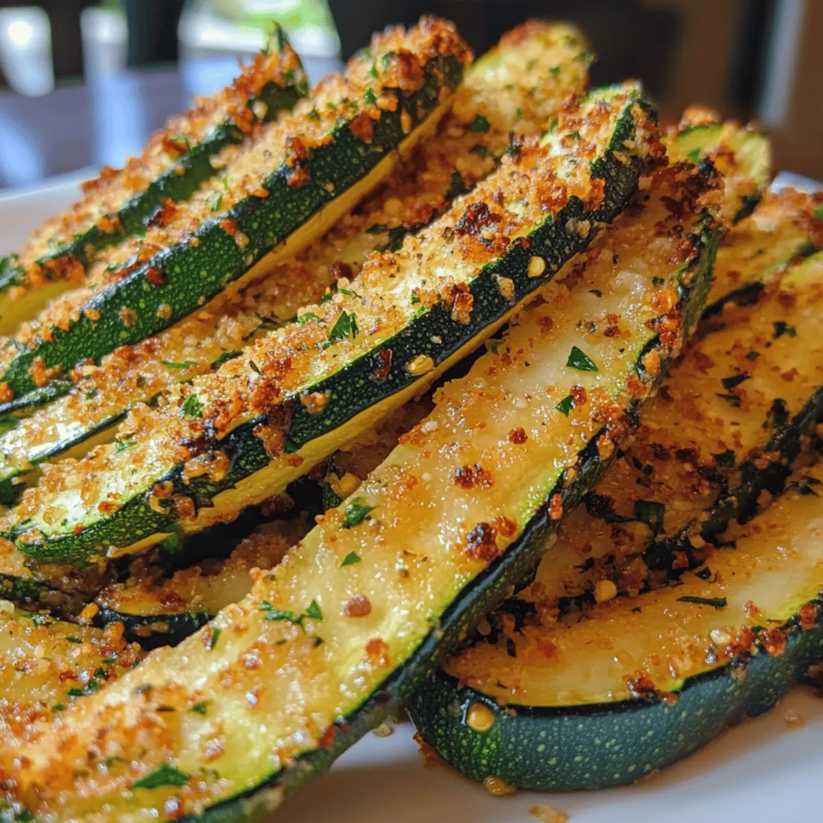Crispy Zucchini Wedges