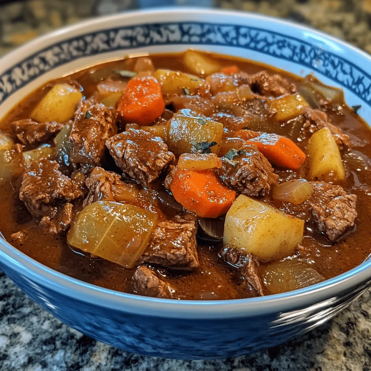 Slow Cooker Beef & Cabbage Stew