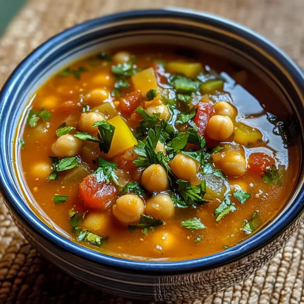 Moroccan Chickpea Soup
