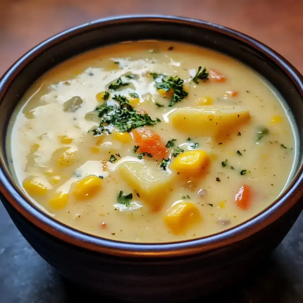 Creamy Corn & Potato Chowder (no tomato/broccoli/carrot)