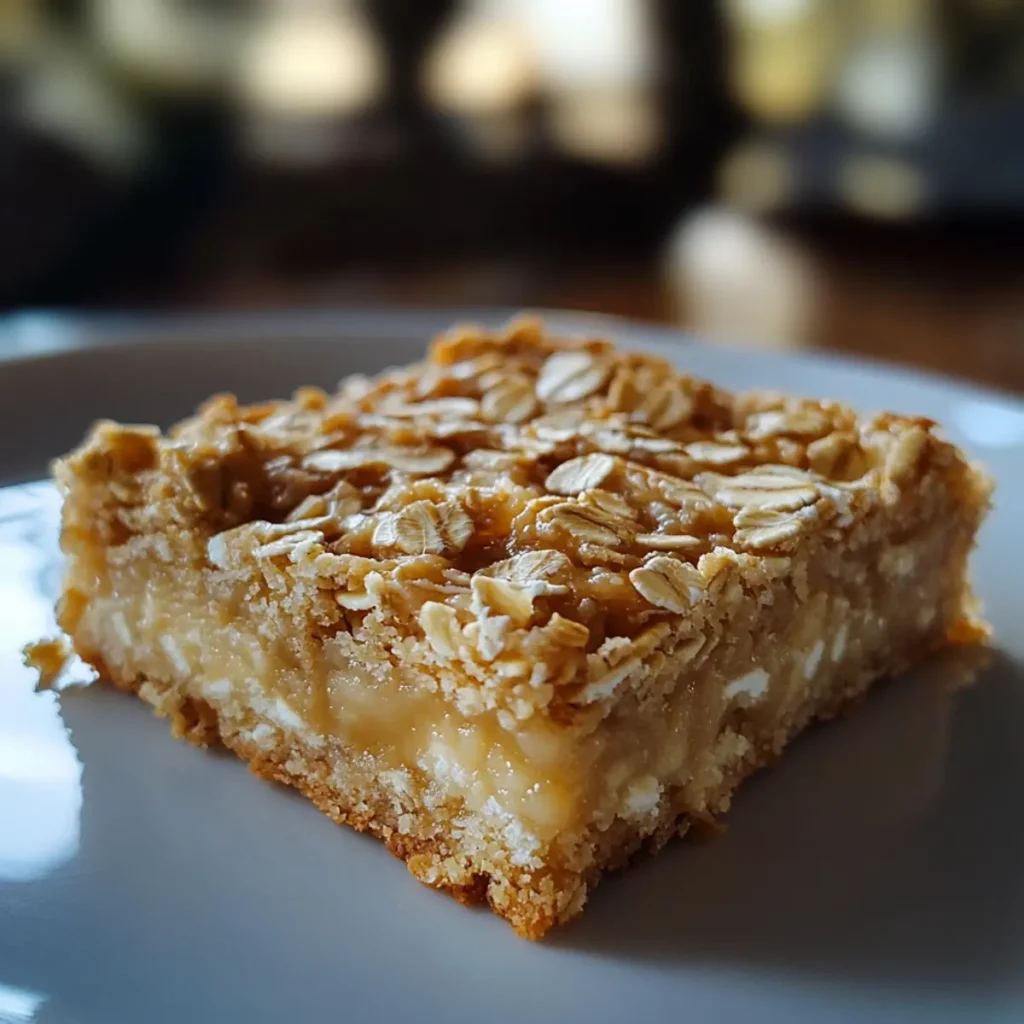 Honey Oat Vanilla Squares