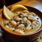 Tuscan White Bean & Lemon Soup
