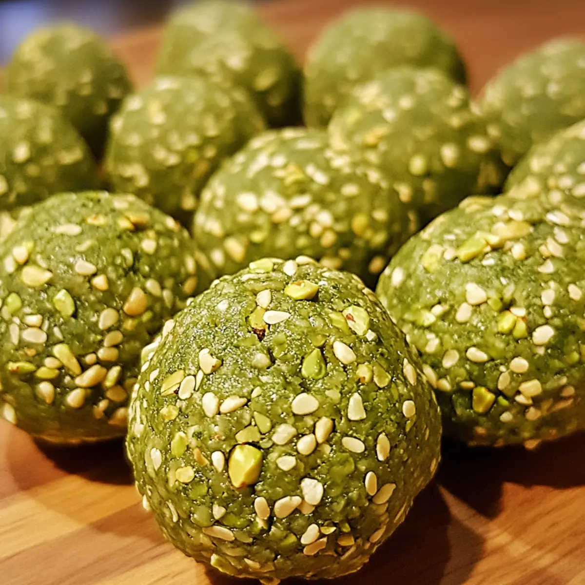 Matcha Pistachio Energy Balls