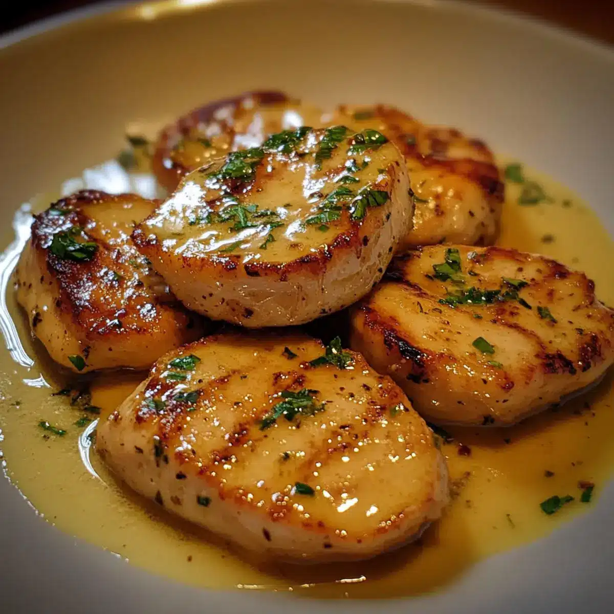 Garlic Butter Chicken Medallions