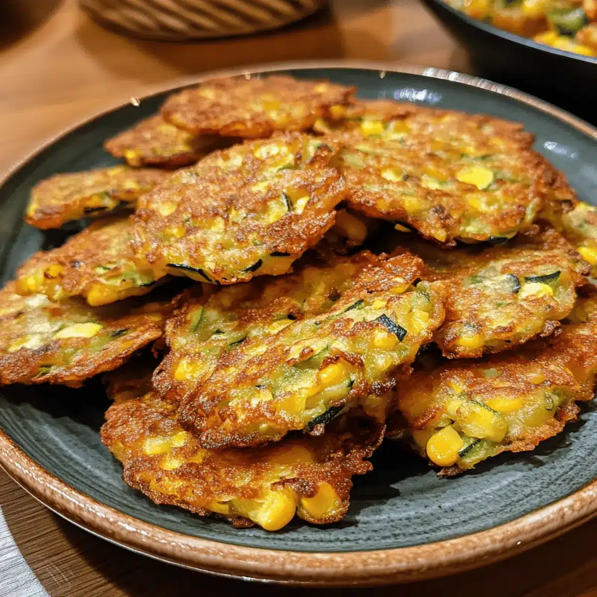 Zucchini and Corn Fritters