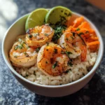 Garlic-Lime Shrimp Rice Bowl