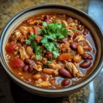 Instant Pot Turkey & Bean Chili (Gluten-Free)