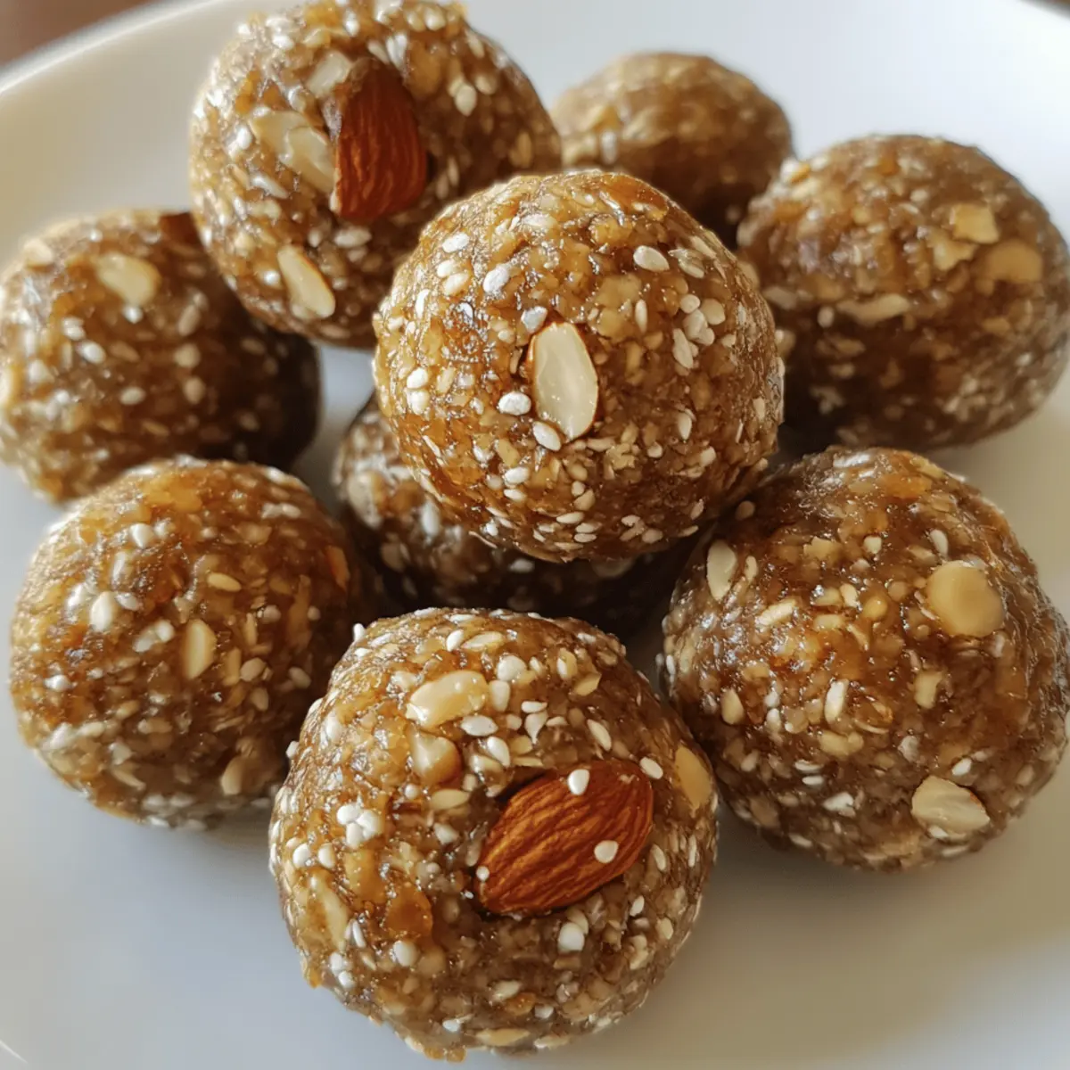 Almond-Date Energy Balls