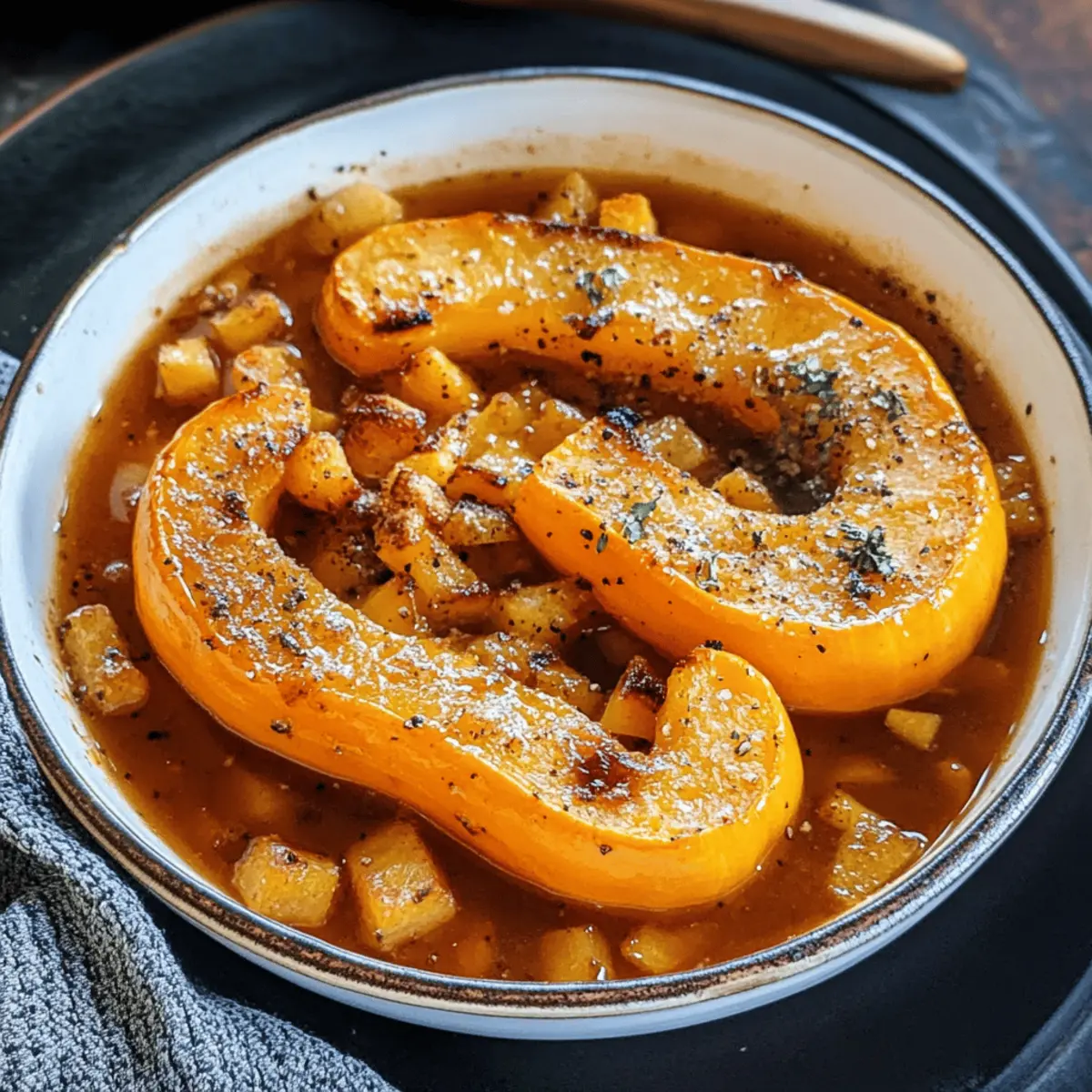 Maple-Glazed Roasted Butternut Squash