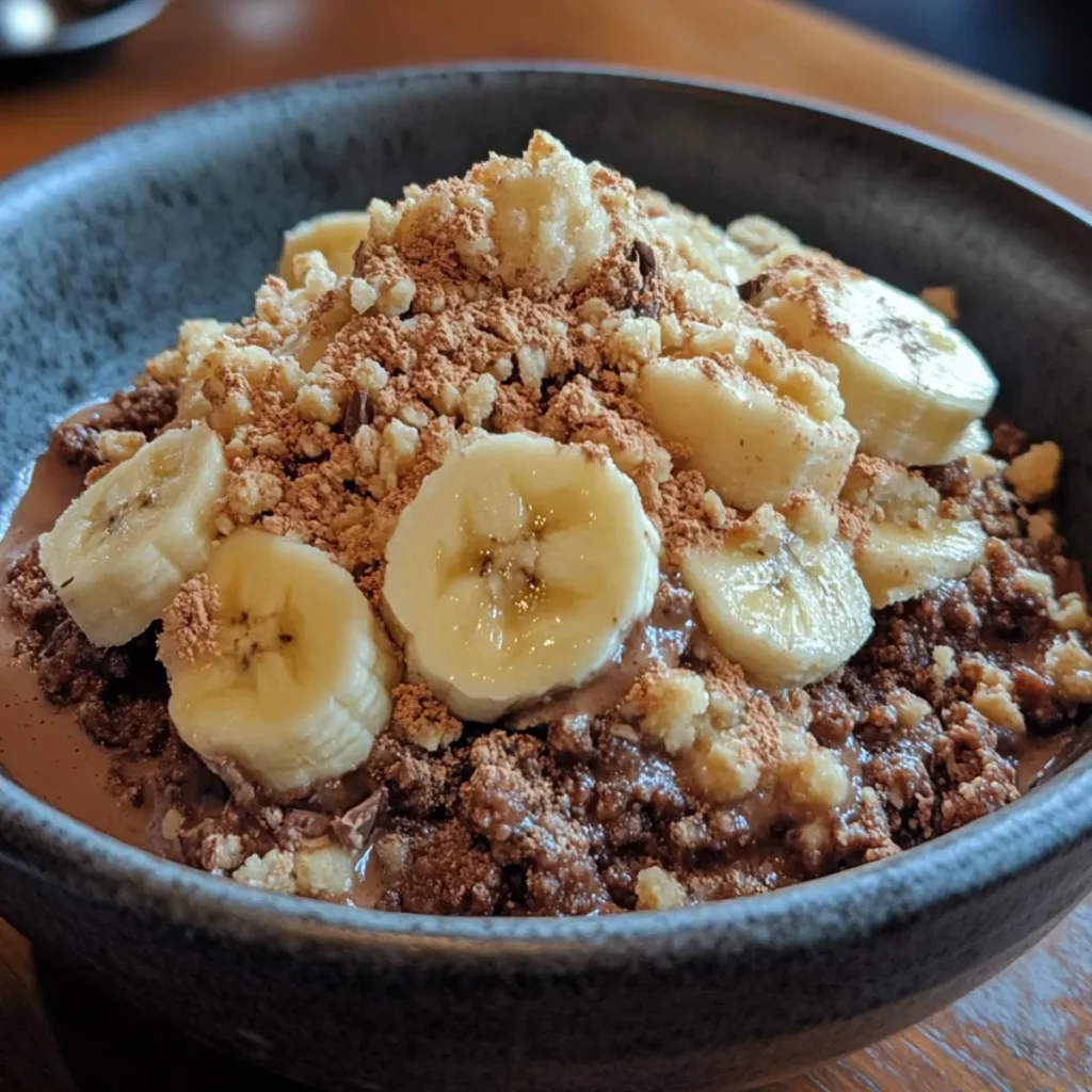 Banana Cocoa Crumble