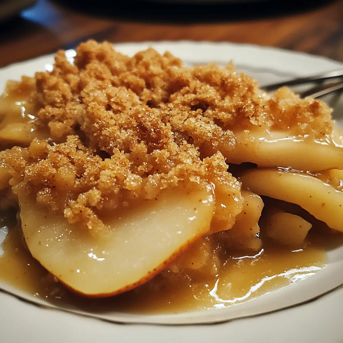 Honey Pear Crisp