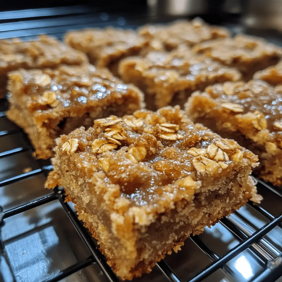 Honey Oatmeal Cookie Bars