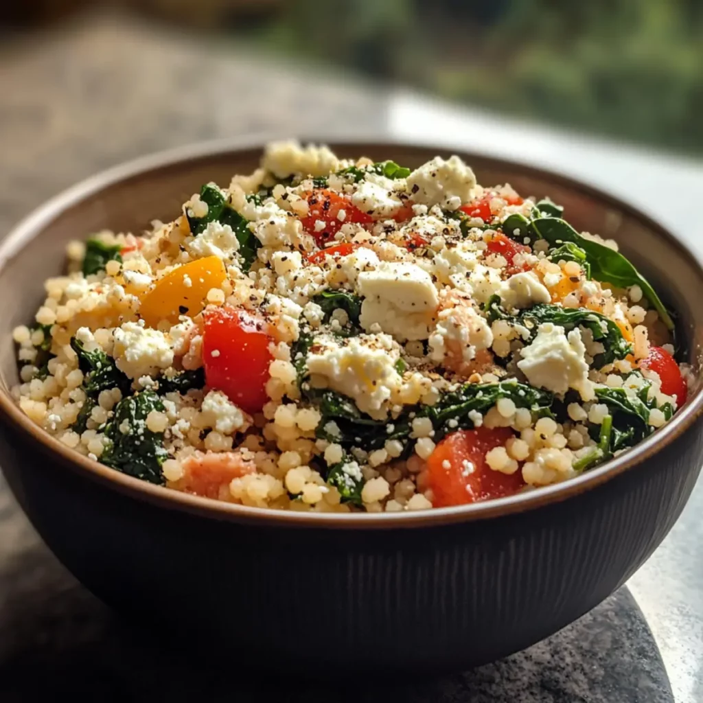 Spinach & Feta Couscous Bowl