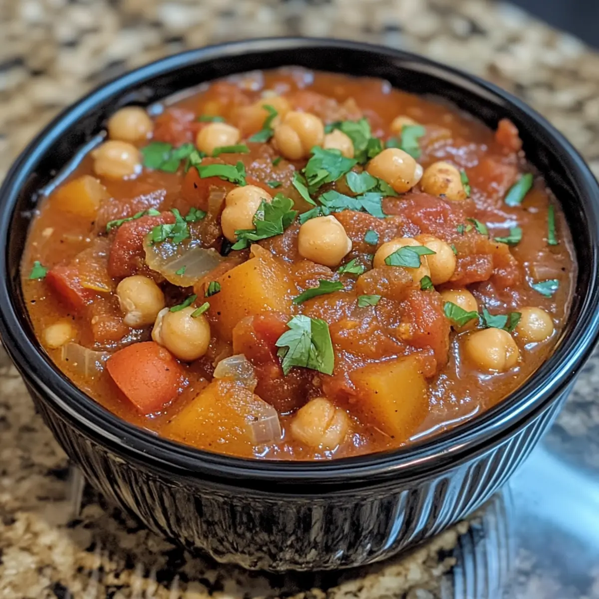 Slow Cooker Moroccan Chickpea Stew