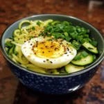 Gluten-Free Zucchini Noodle Egg Bowl