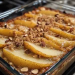 Spiced Pear Almond Bake Recipe