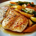 Lemon Garlic Tilapia with Veggies