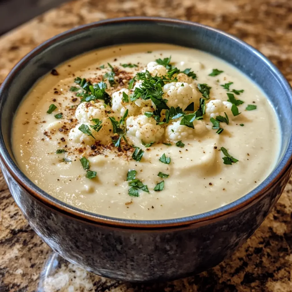 Instant Pot Creamy Cauliflower Soup Recipe