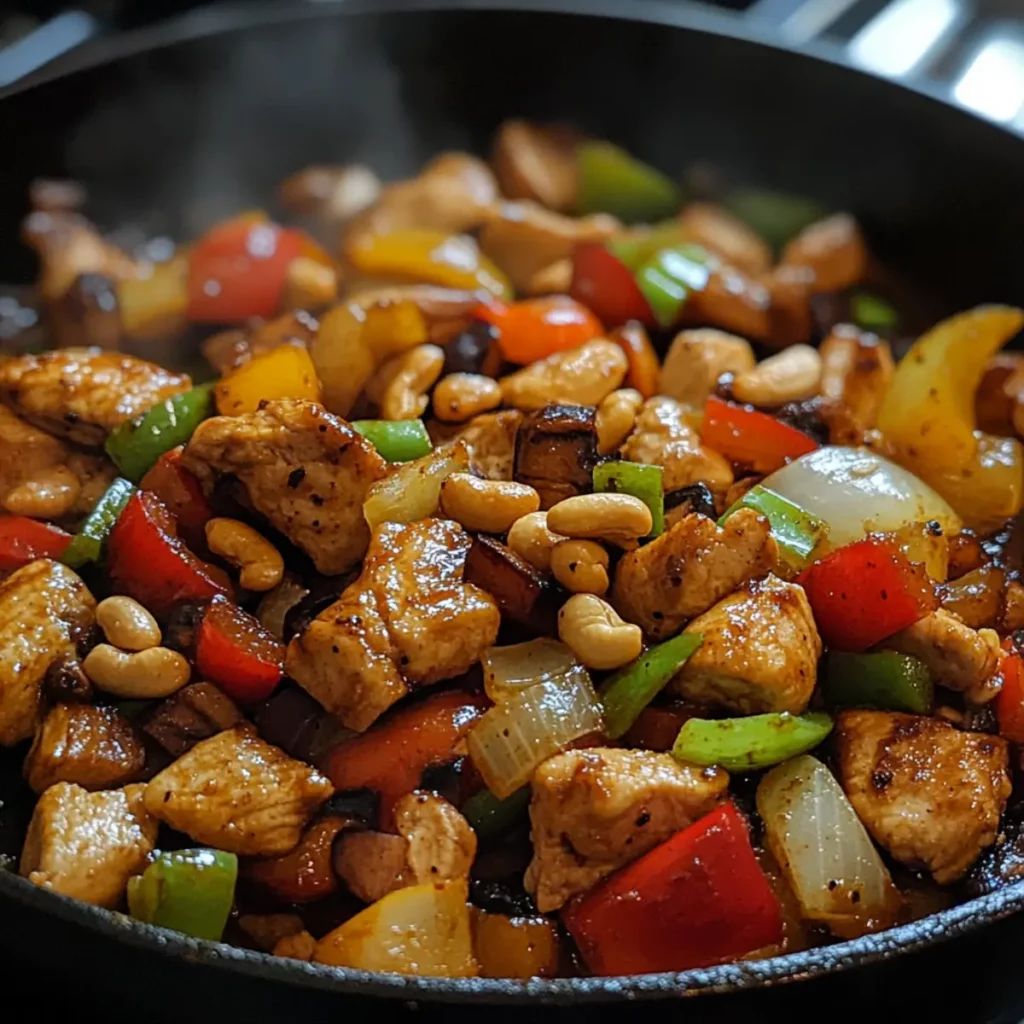 Chicken Cashew Veggie Stir Recipe
