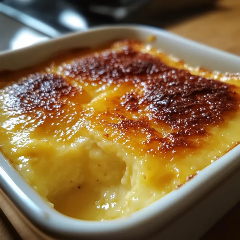 Vanilla Rice Custard Bake