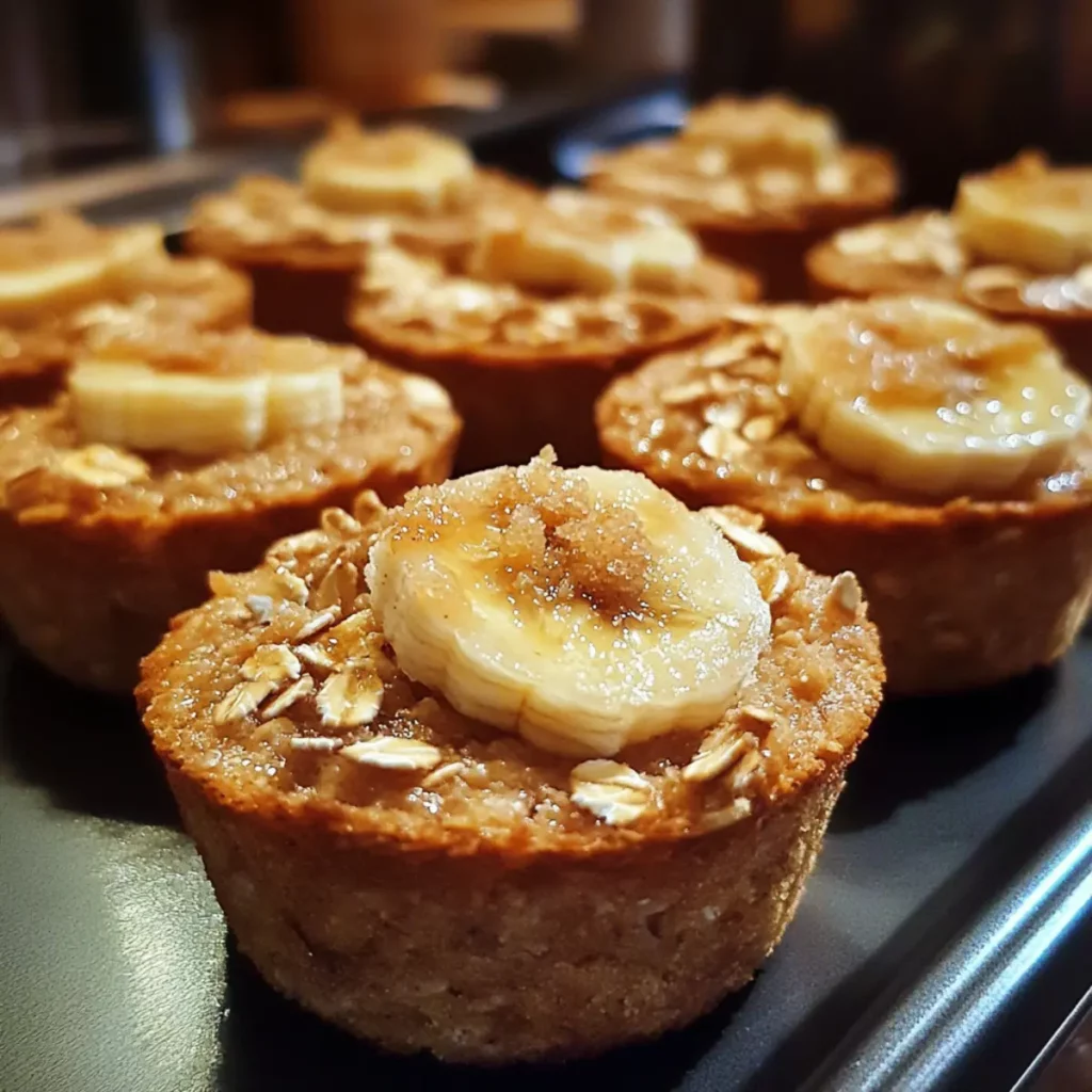 Cinnamon Banana Oat Baked Cups