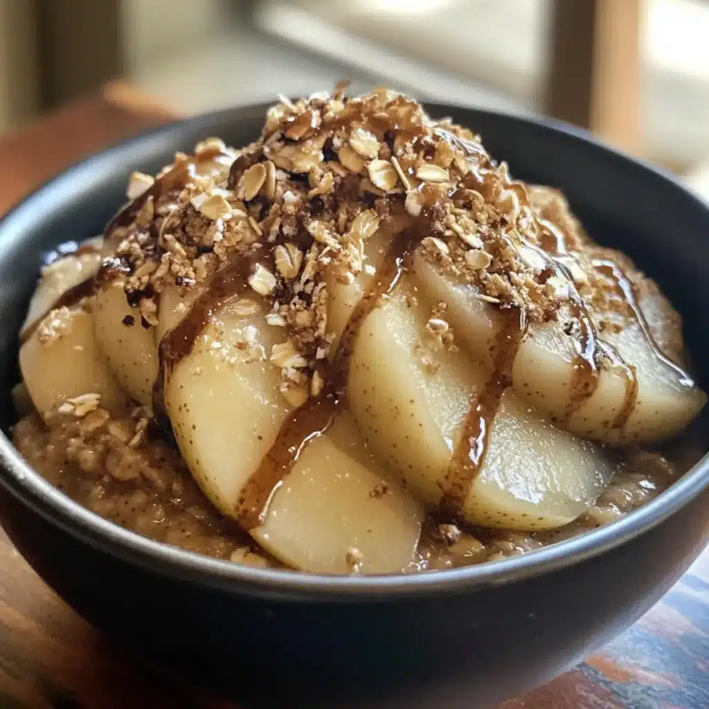 Roasted Pear Oat Dessert Recipe