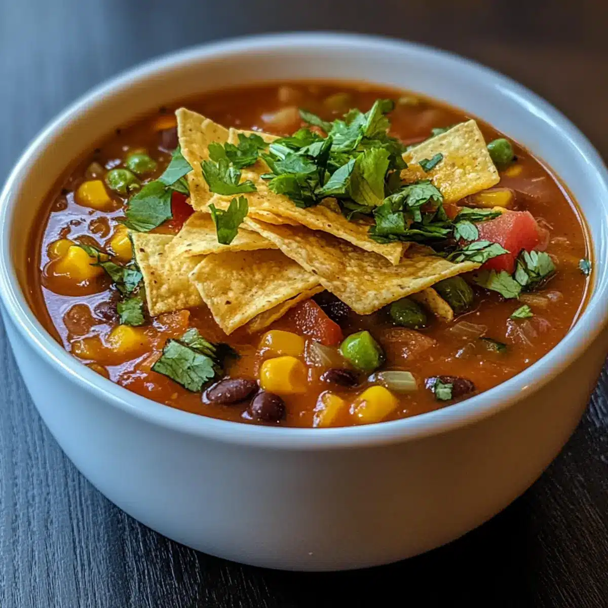 Instant Pot Veggie Tortilla Soup