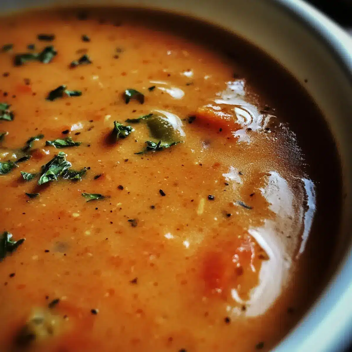 Creamy Tomato Basil Soup