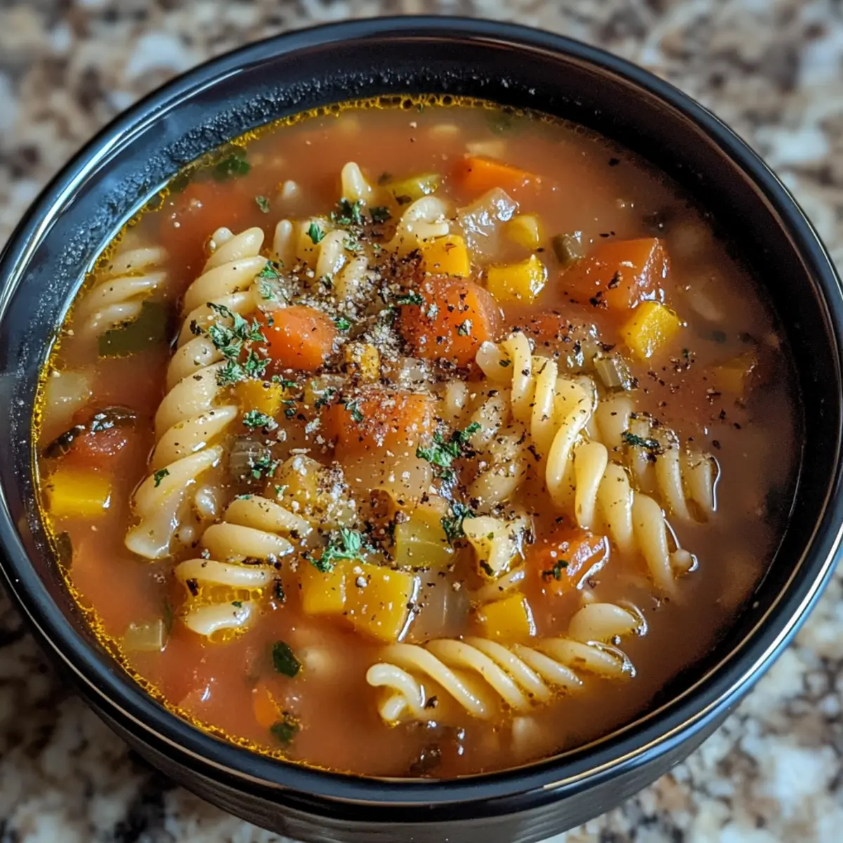 Instant Pot Vegetable Pasta Soup