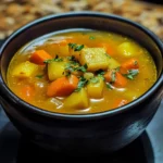 Golden Turmeric Vegetable Soup
