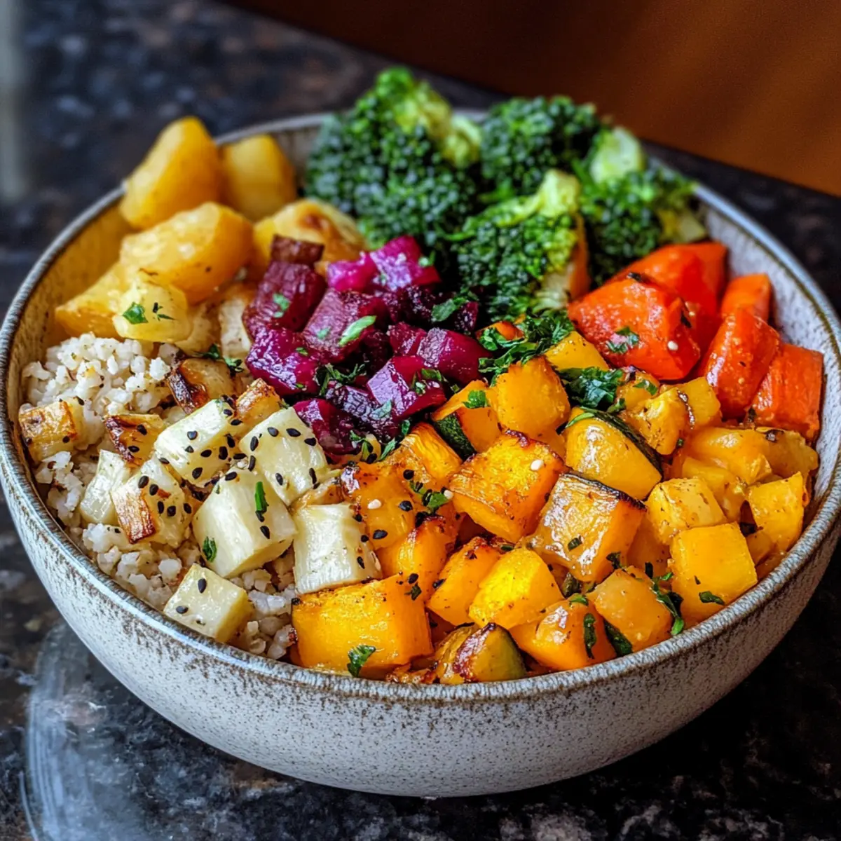 Roasted Veggie Buddha Bowl