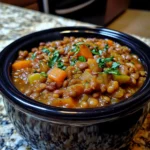 Crockpot Lentil Stew