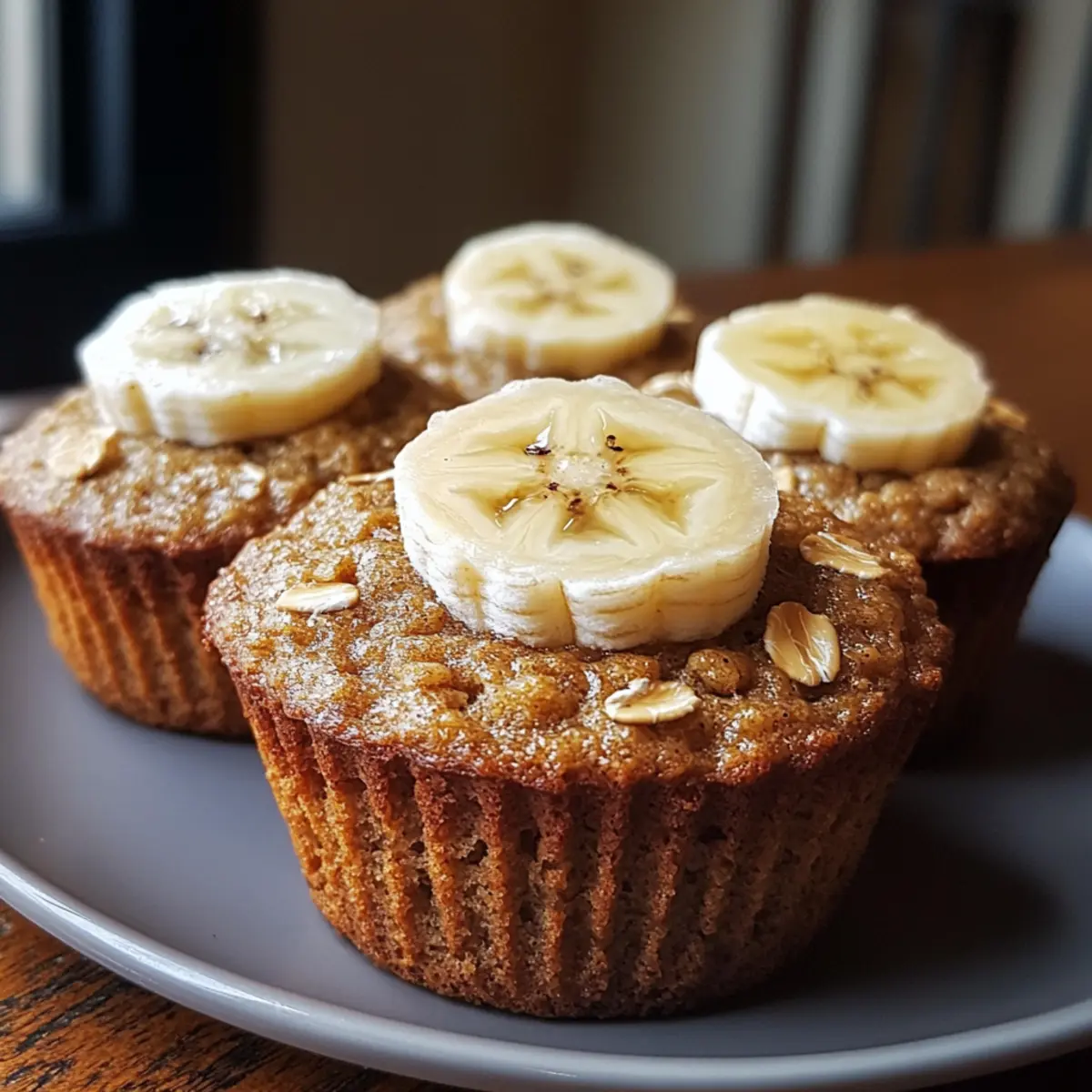 Gluten-Free Banana Oat Muffins