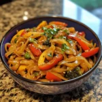 Gluten Free Rice Noodle Veggie Stir Fry Recipe
